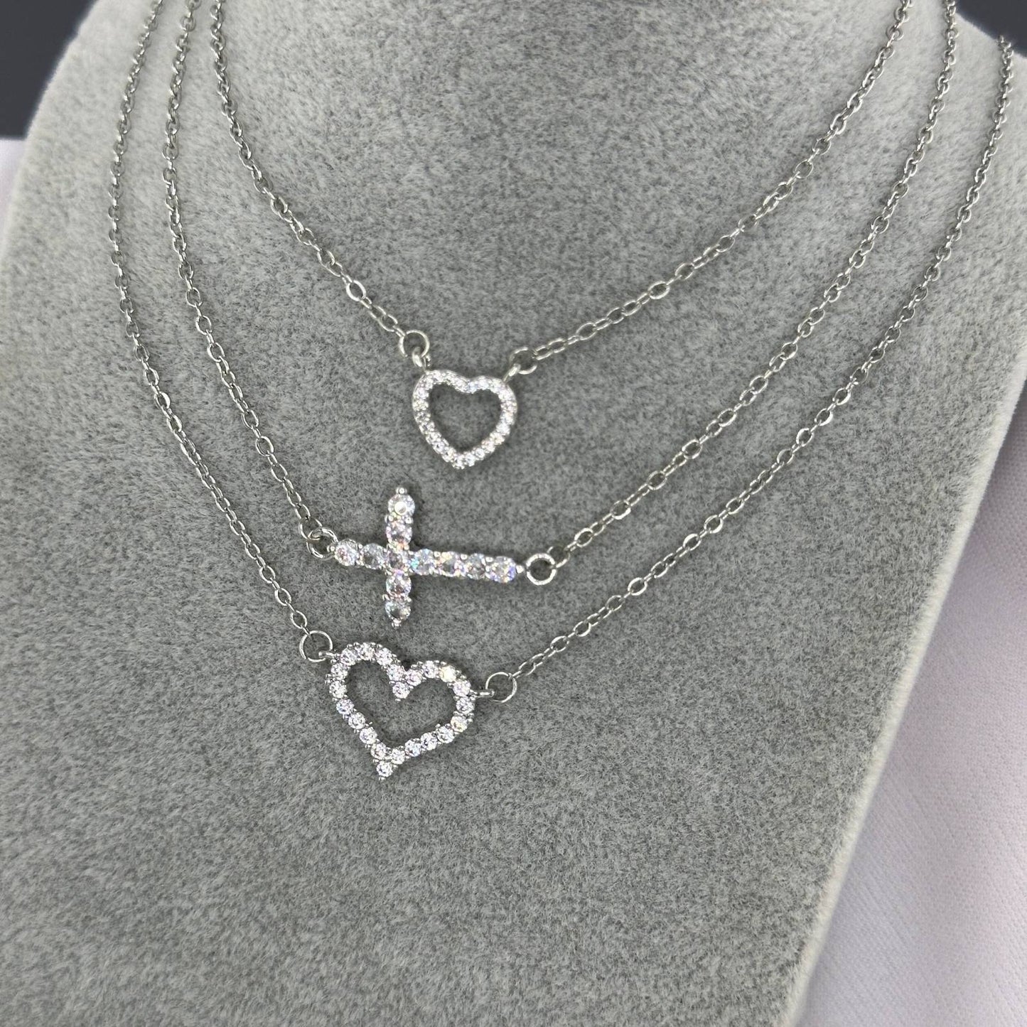 Stainless steel Heart necklace, Intensity