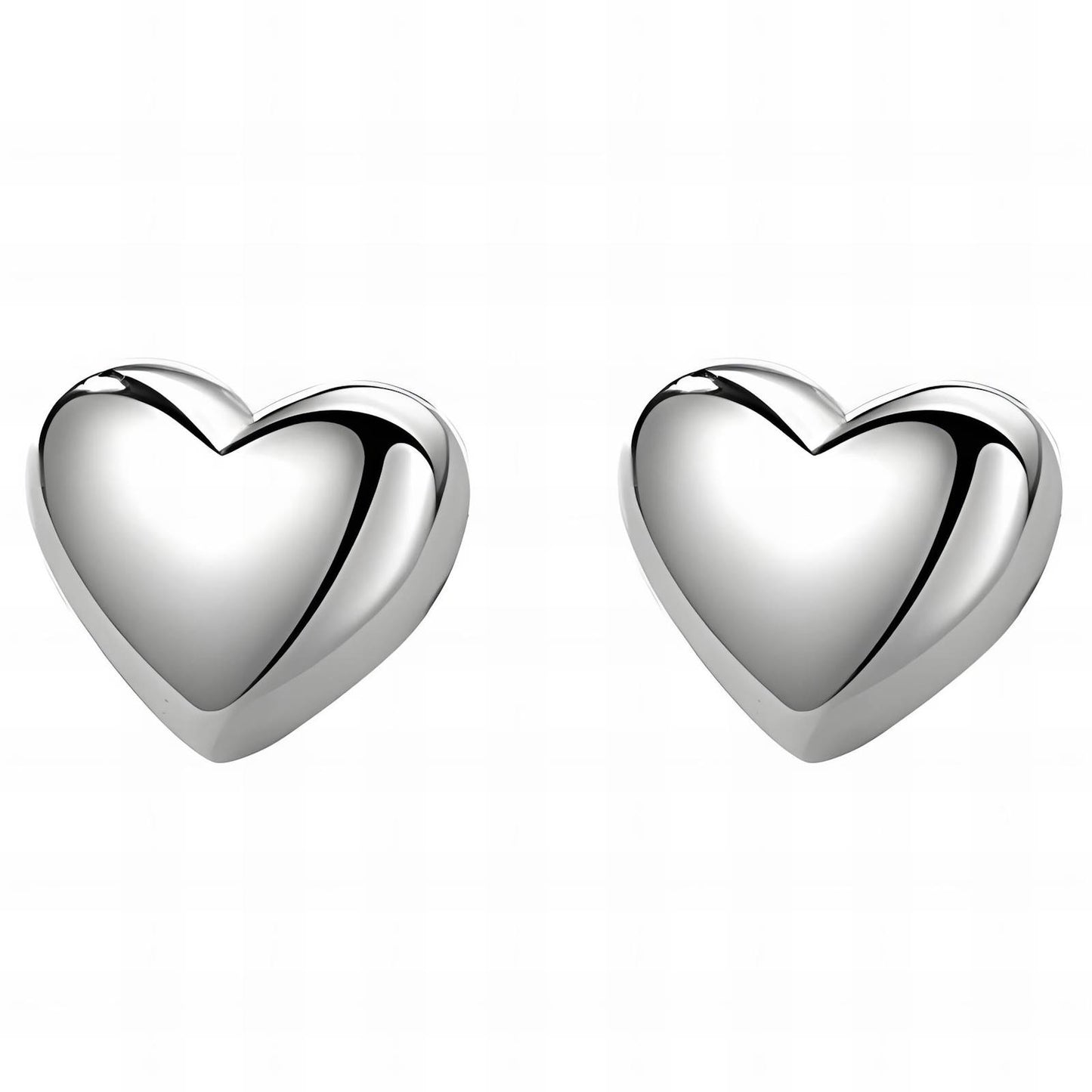 Stainless steel Hearts earrings, Intensity