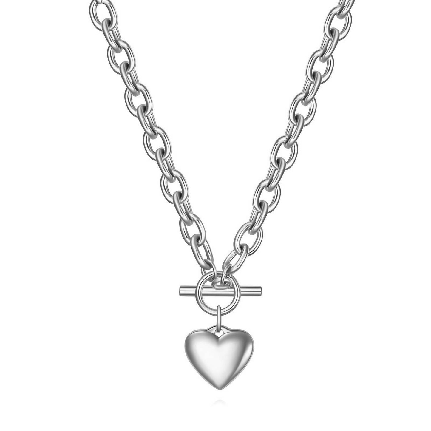 Stainless steel Heart necklace, Intensity