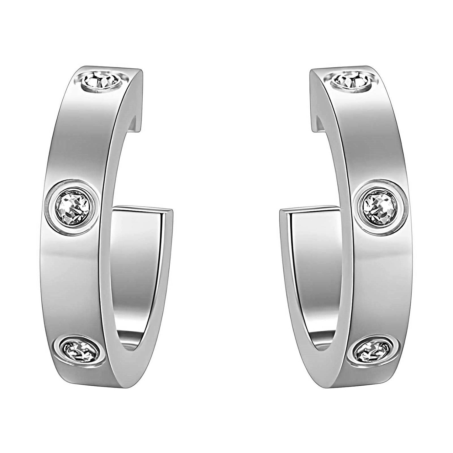 Stainless steel earrings, Intensity