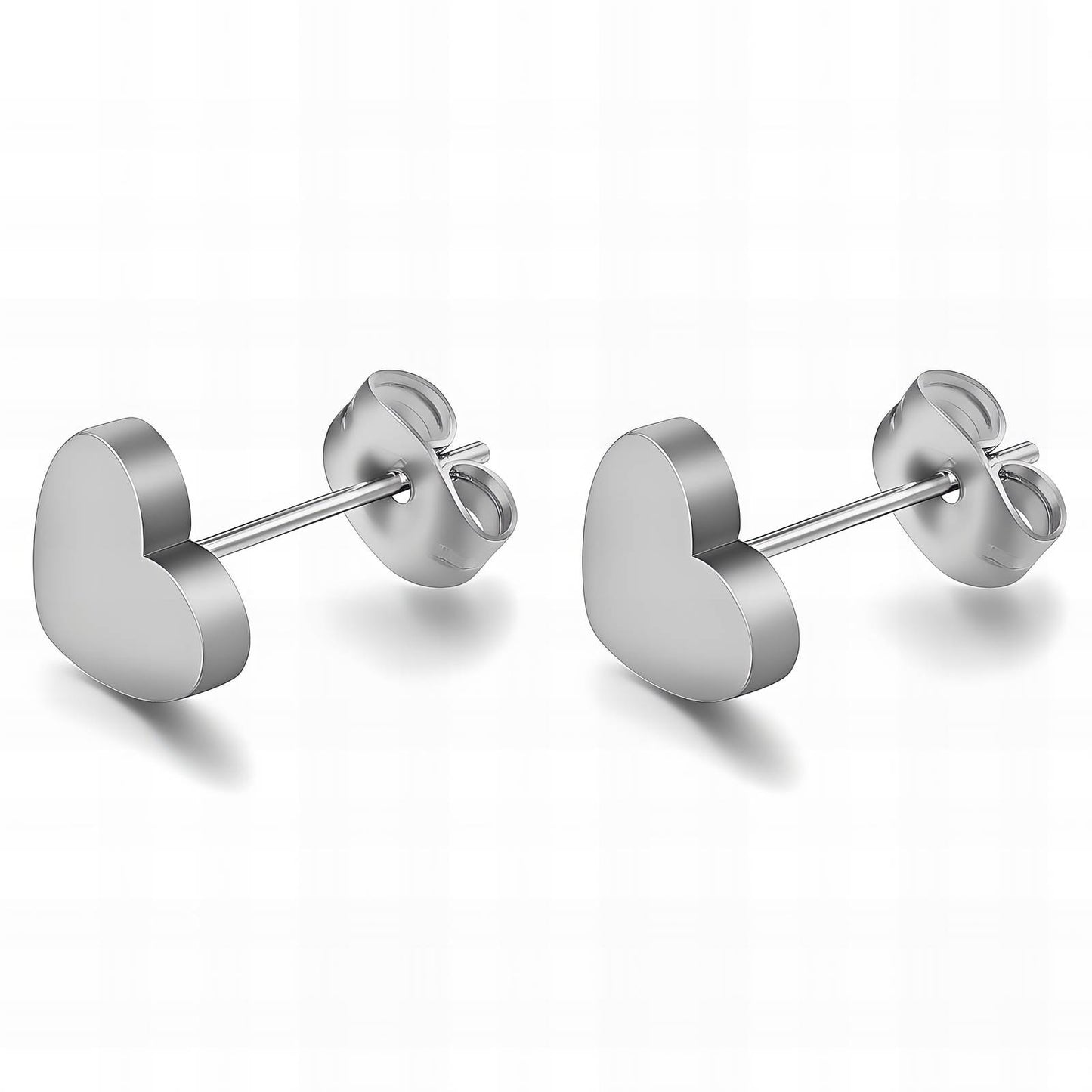 Stainless steel Hearts earrings, Intensity