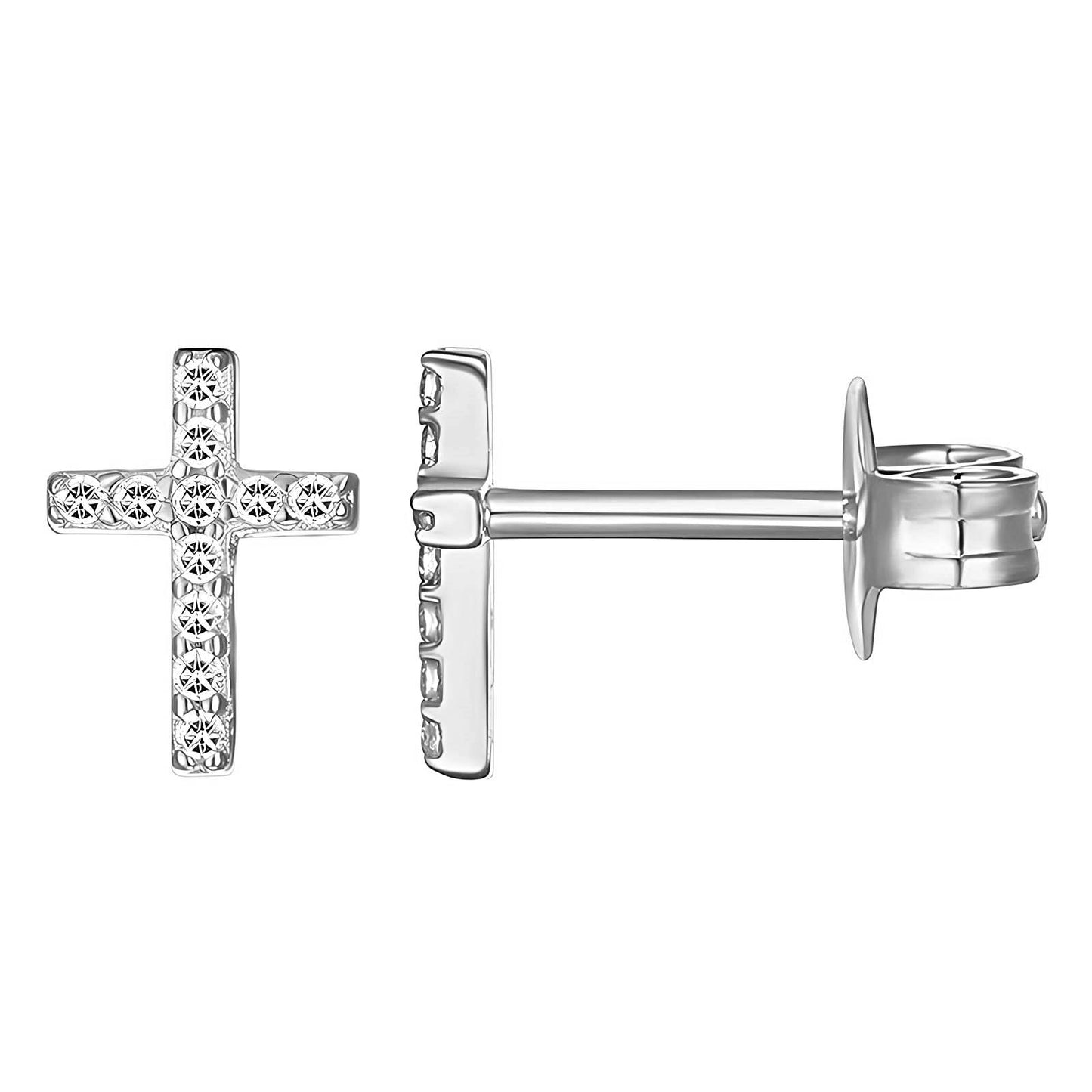 Stainless steel Crosses earrings, Intensity