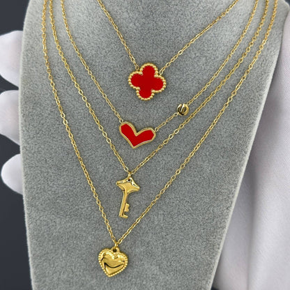 18K gold plated Stainless steel necklace, Intensity
