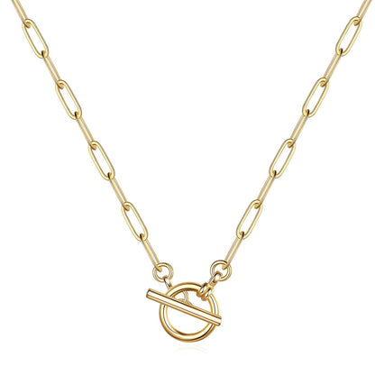 18K gold plated Stainless steel necklace, Intensity