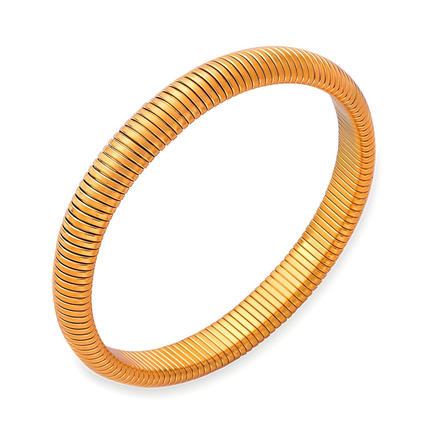 18K gold plated Stainless steel bracelet, Intensity