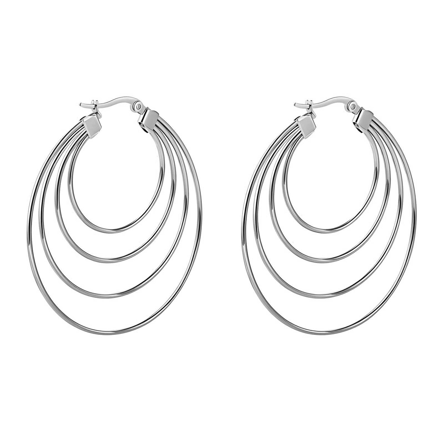 Stainless steel earrings, Intensity
